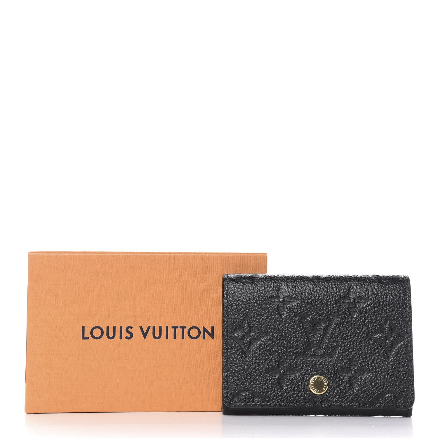 Louis Vuitton Empreinte Business Card Holder Black 8 of 9