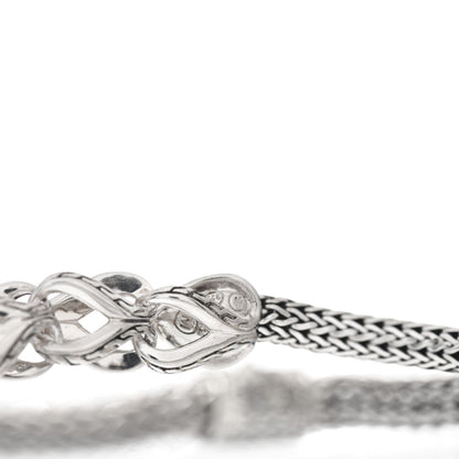 John Hardy Sterling Silver Diamond 5mm Asli Pave Station Bracelet 4 of 4