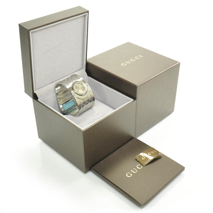 Gucci Stainless Steel 33mm Twirl Quartz Watch Brown 3 of 10