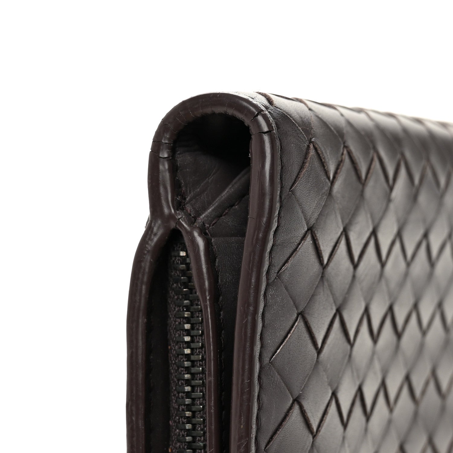 Bottega Veneta Nappa Intrecciato Continental Flap Wallet Quetsche 9 of 9