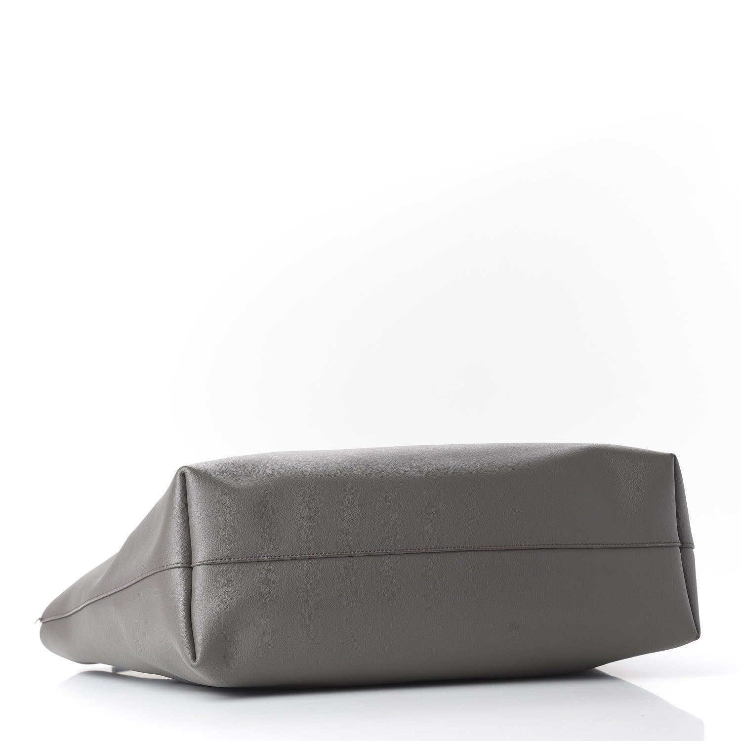 Saint Laurent Calfskin Large Shopping Tote Fog 3 of 11