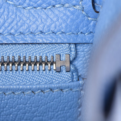 Hermes Epsom Kelly Sellier 25 Bleu Paradis 28 of 39