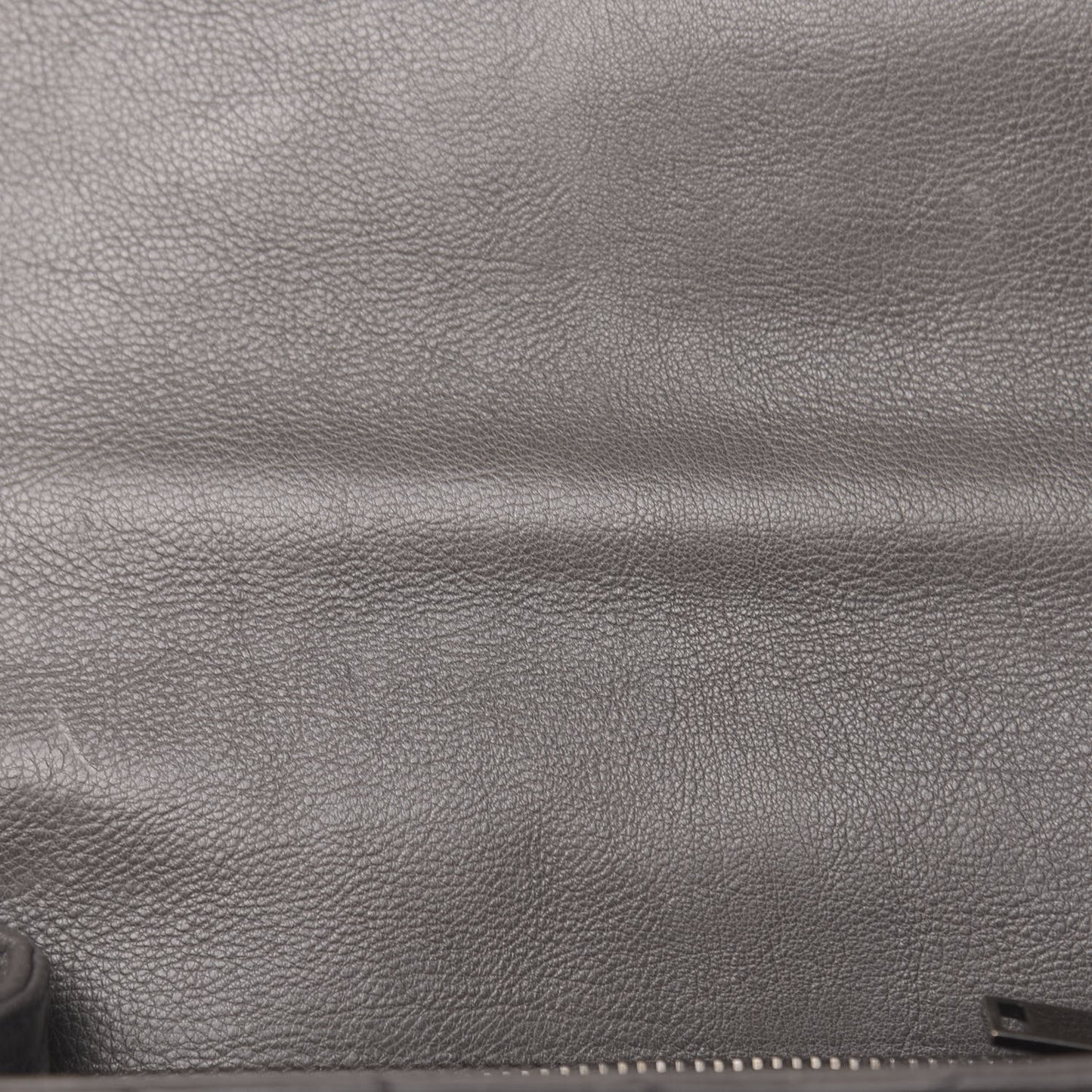 Matelasse Chevron Monogram Medium College Bag Gray