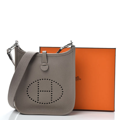 Hermes Taurillon Maurice Evelyne TPM Gris Asphalte 10 of 10