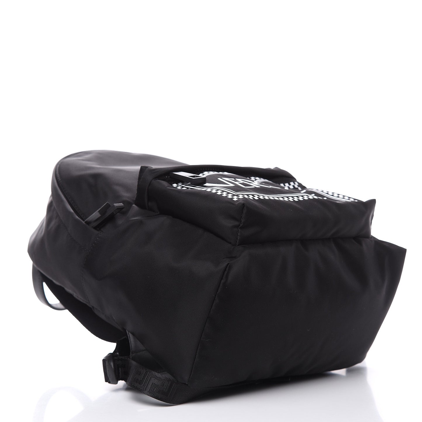 Nylon 90's Vintage Young Logo Backpack Black