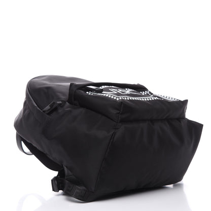 Versace Nylon 90's Vintage Young Logo Backpack Black 4 of 9