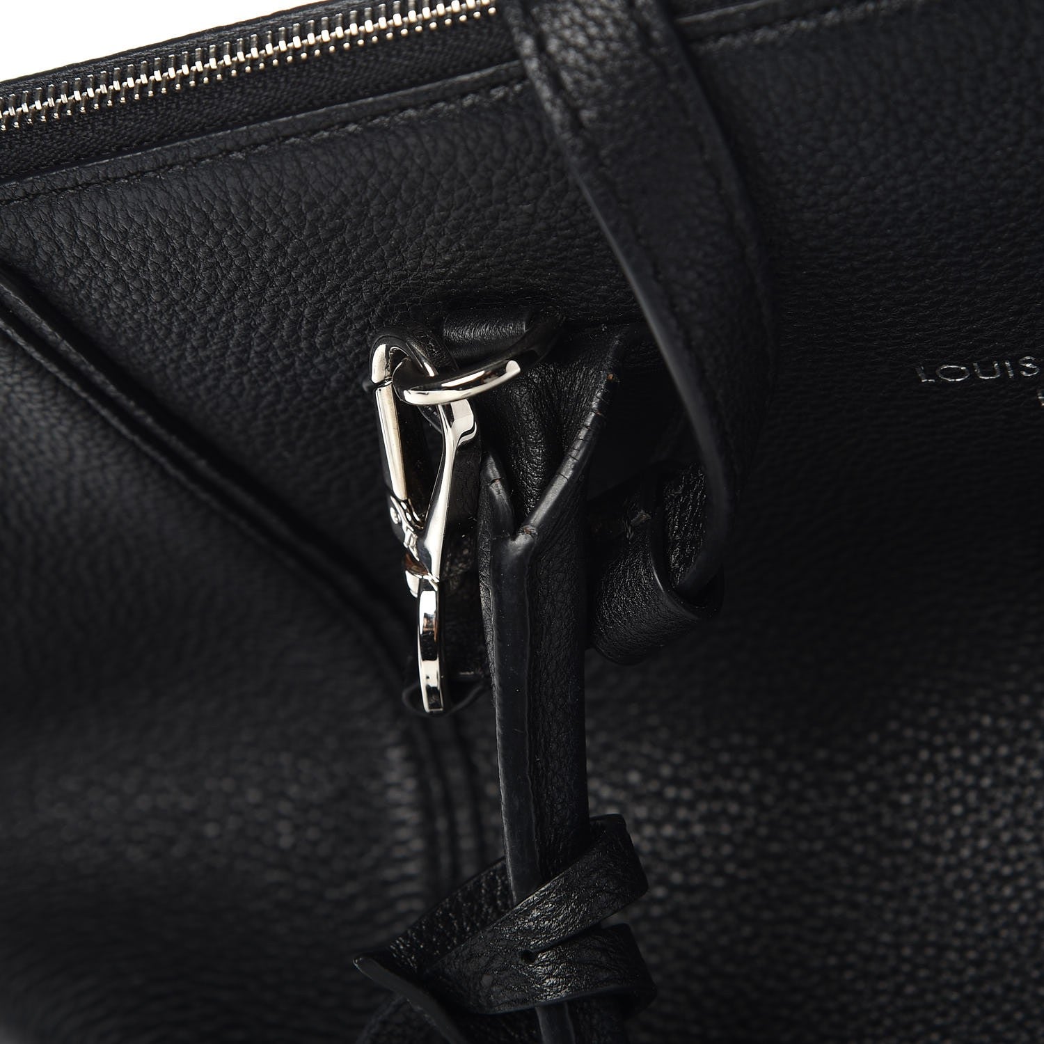 Louis Vuitton Veau Cachemire Soft Lockit MM Black 10 of 21