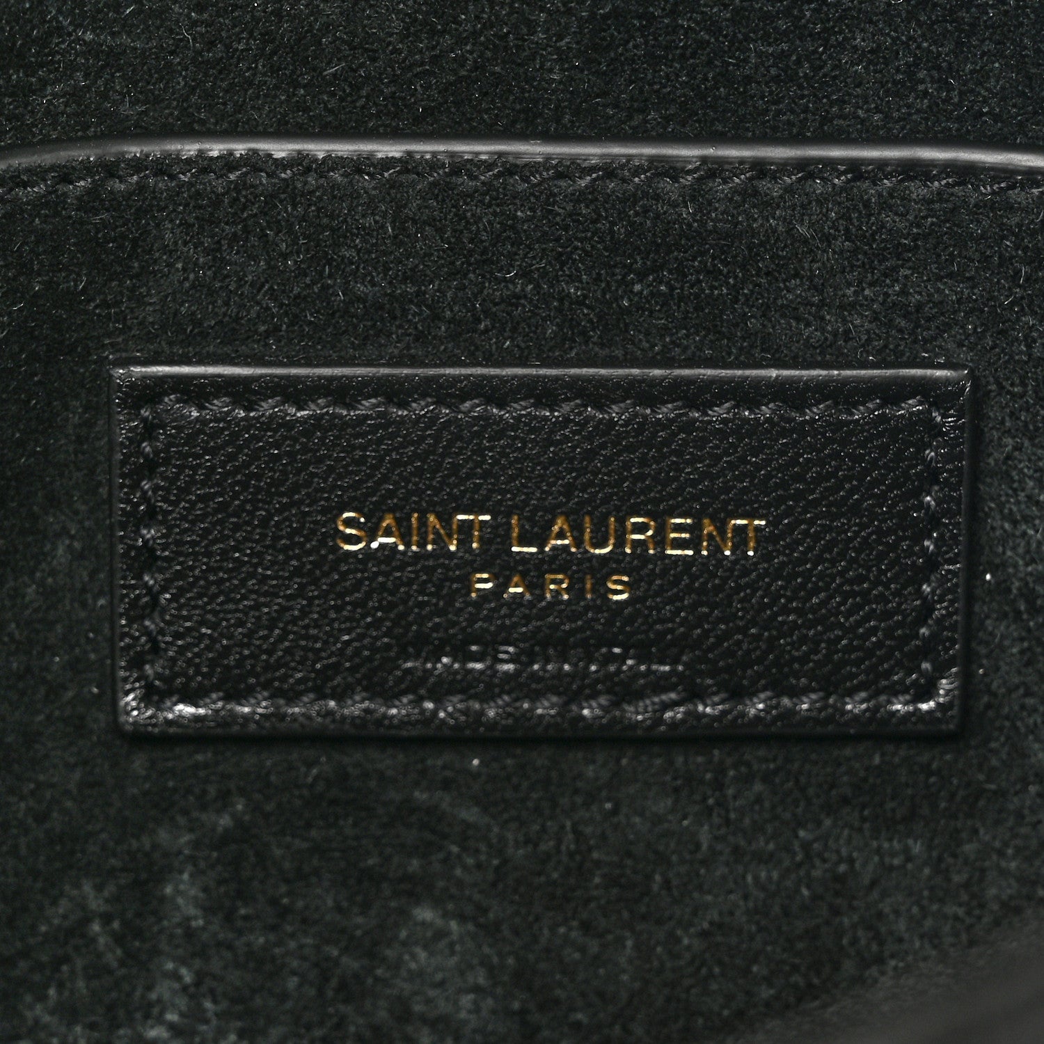 Saint Laurent Lambskin Quilted Le 57 Diamond Shoulder Bag Black 6 of 10