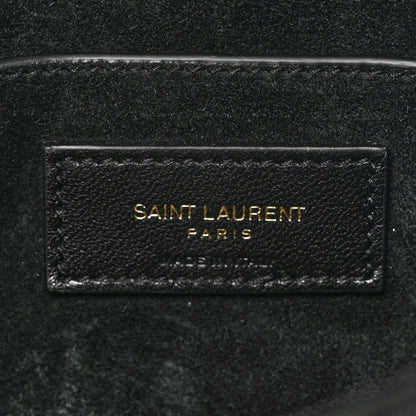 Saint Laurent Lambskin Quilted Le 57 Diamond Shoulder Bag Black 6 of 10