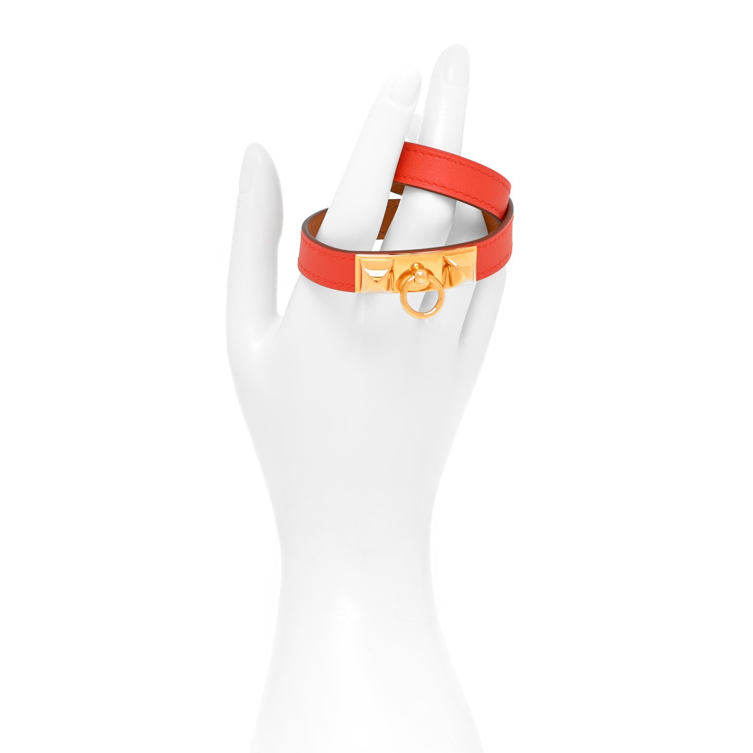 Hermes Swift Rivale Double Tour Bracelet S Capucine 2 of 9