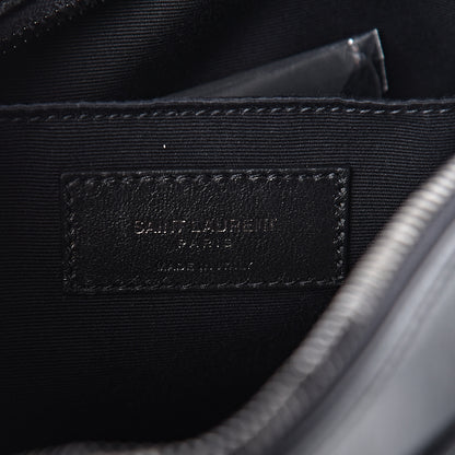 Saint Laurent Calfskin Matelasse Monogram Lou Camera Bag Black 6 of 10