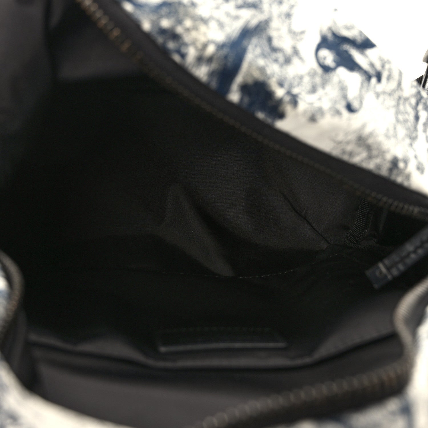 Christian Dior Nylon Technical Fabric Toile De Jouy Small Diortravel Backpack Blue 5 of 11