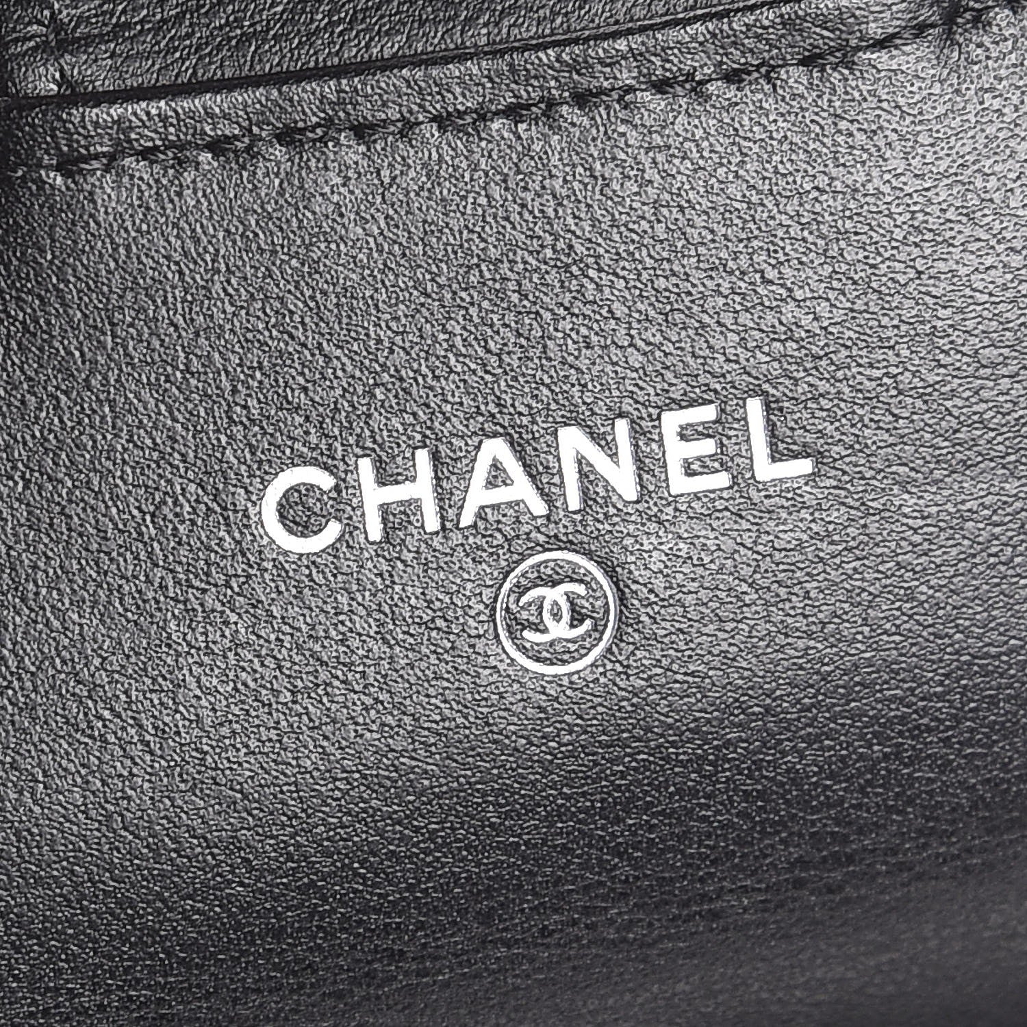 Chanel Aged Calfskin Quilted Reissue Flap Card Holder So Black 7 of 9