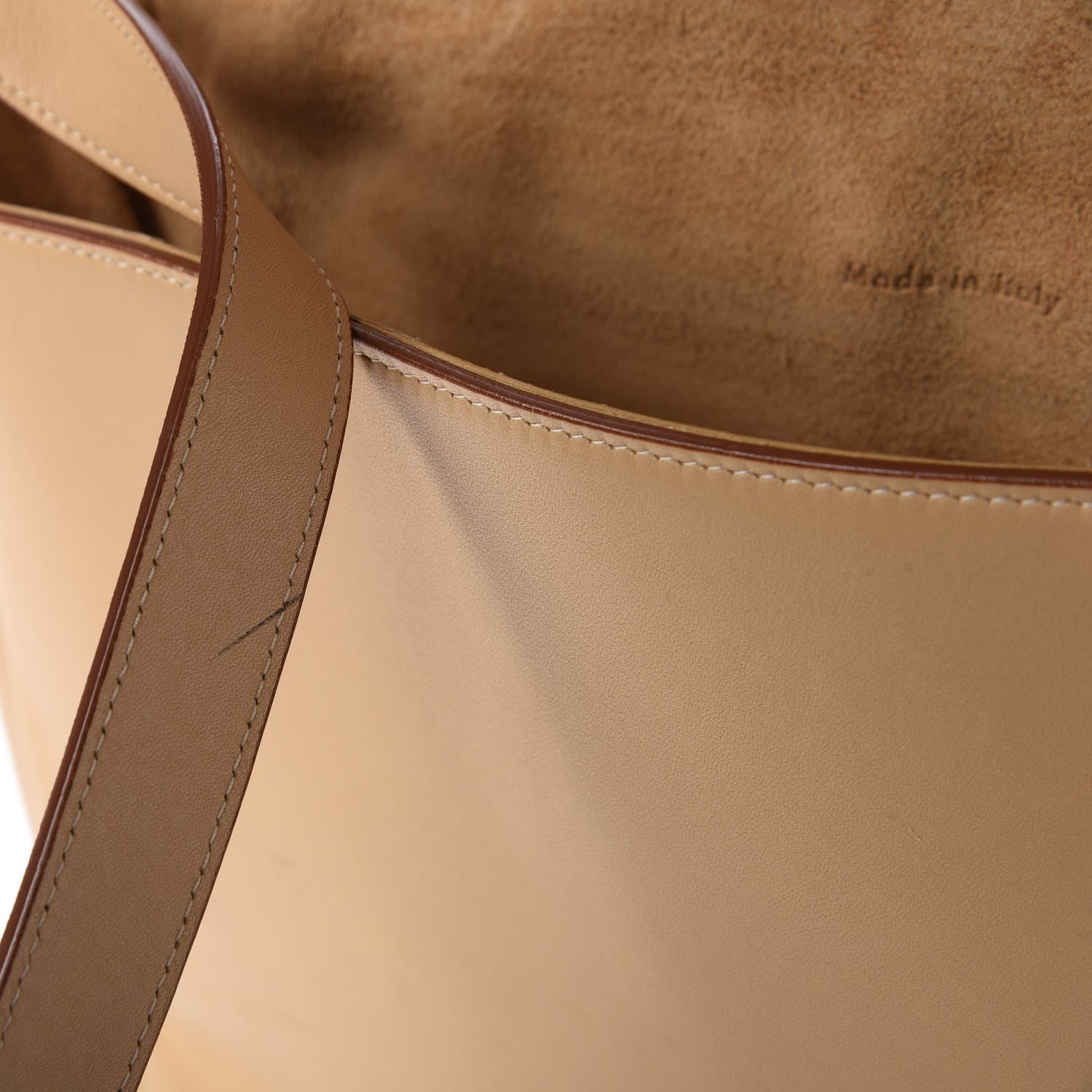 Celine Natural Calfskin Trotteur Messenger Chamois 9 of 13
