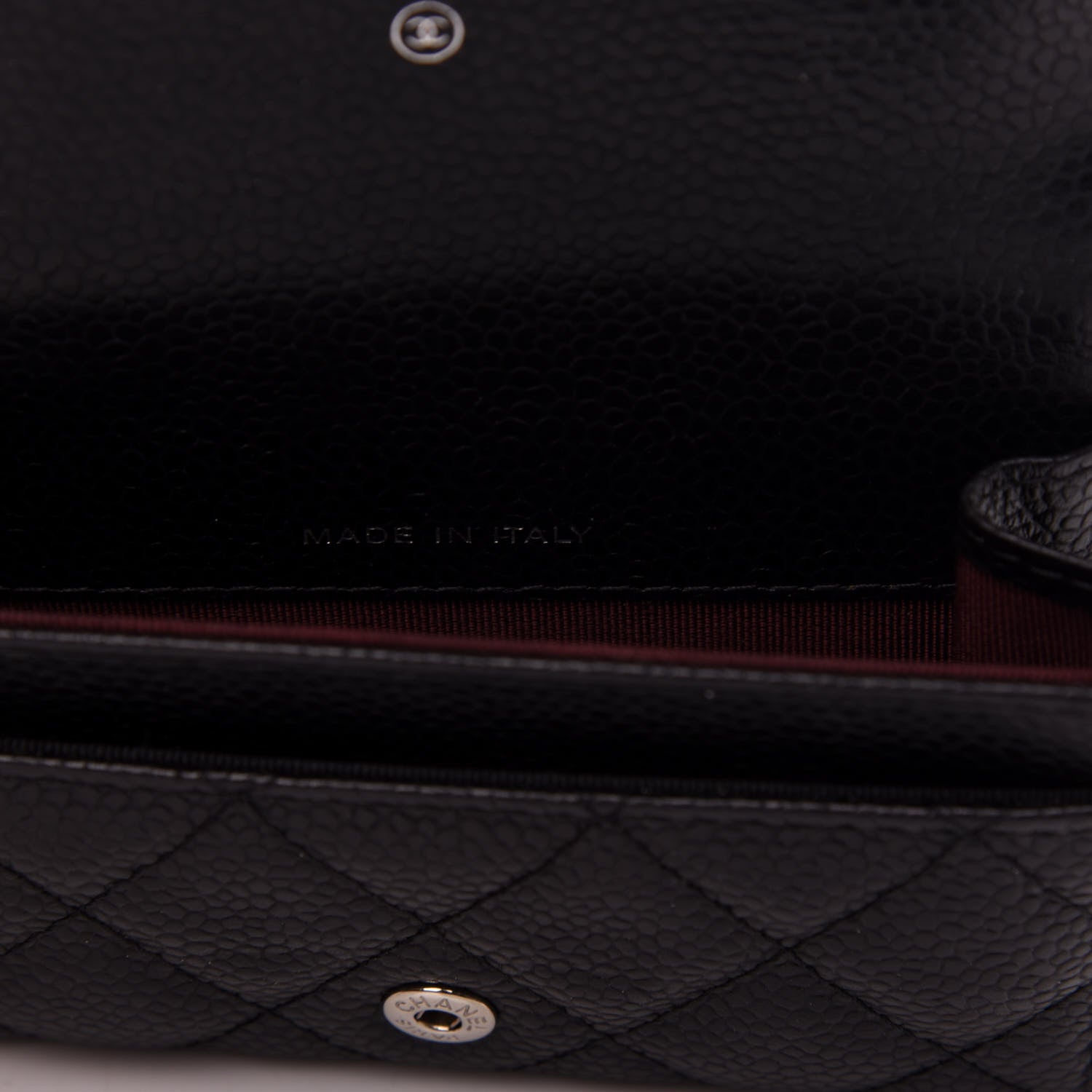 Chanel Caviar Quilted Flap Card Holder Black 7 of 9