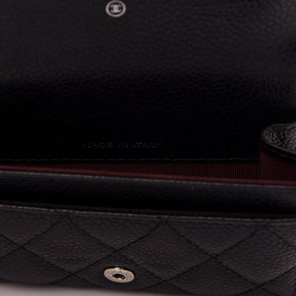 Chanel Caviar Quilted Flap Card Holder Black 7 of 9