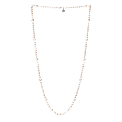 Tiffany Sterling Silver Ziegfeld Graduated Pearl Necklace 32" 3 of 7