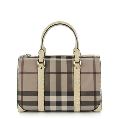 Burberry Smoked Check Small Chester Bowling Bag Trench 1 of 7