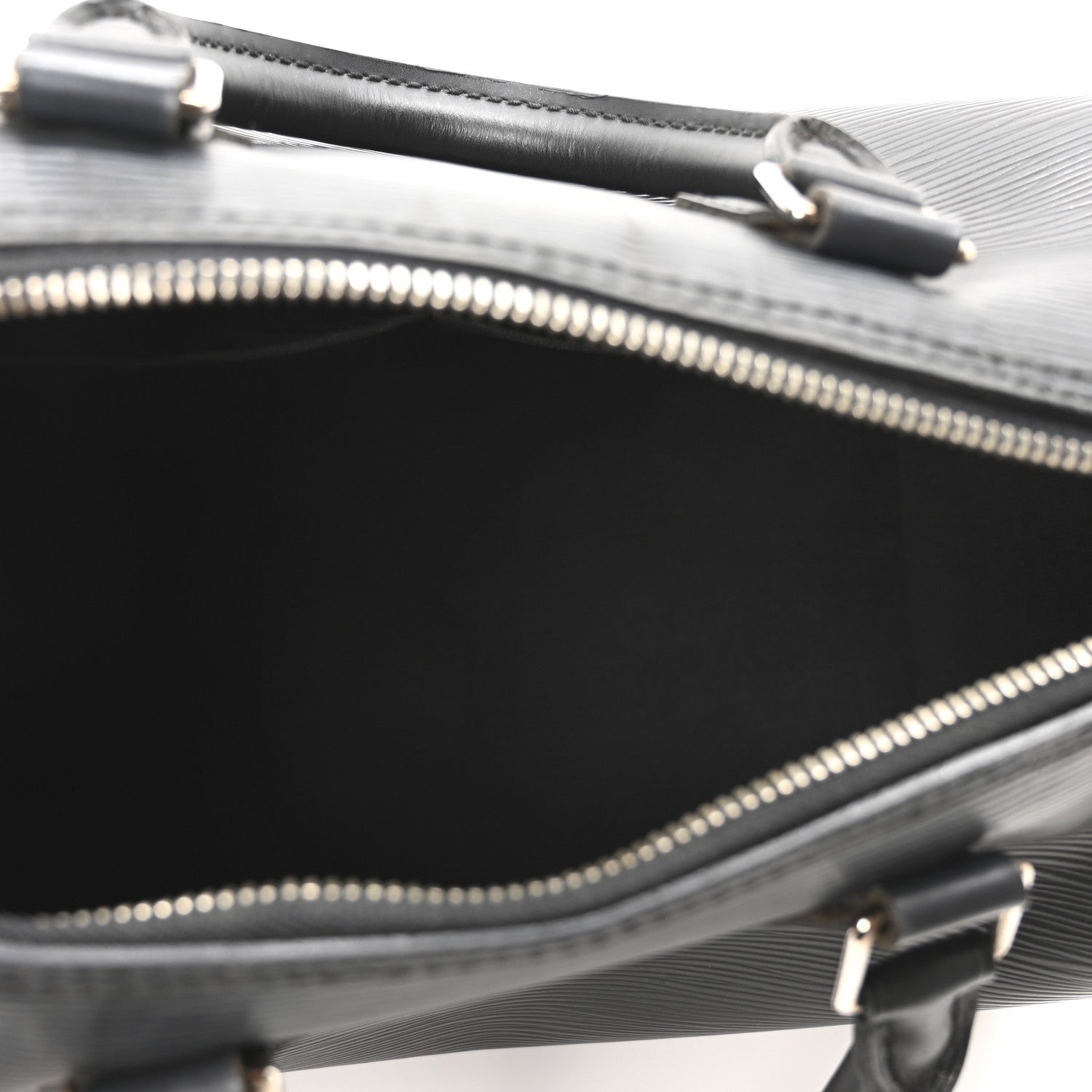 Louis Vuitton Epi Speedy 25 Black 5 of 9