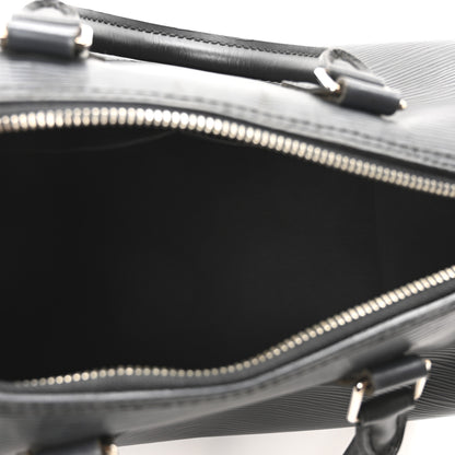 Louis Vuitton Epi Speedy 25 Black 5 of 9