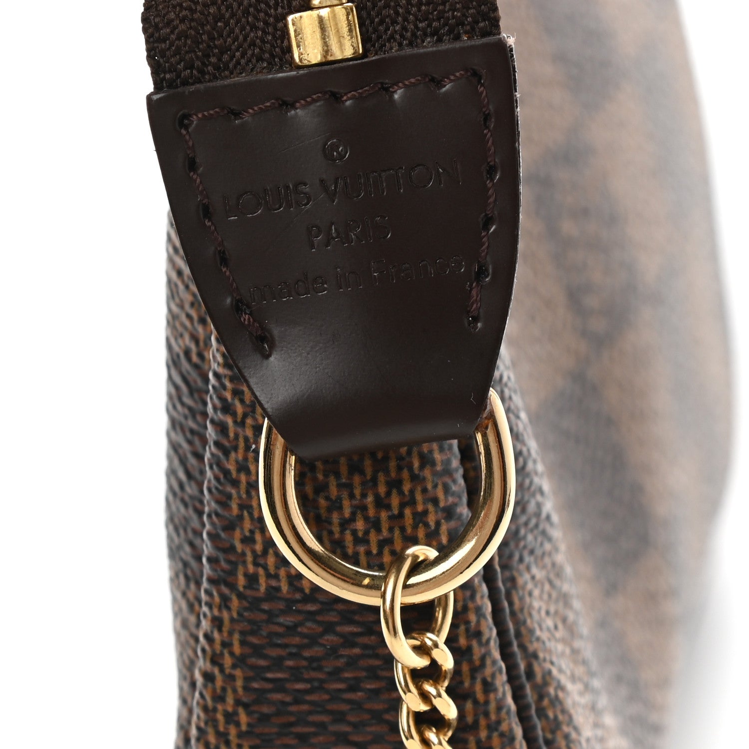 Louis Vuitton Damier Ebene Mini Pochette Accessories 6 of 9
