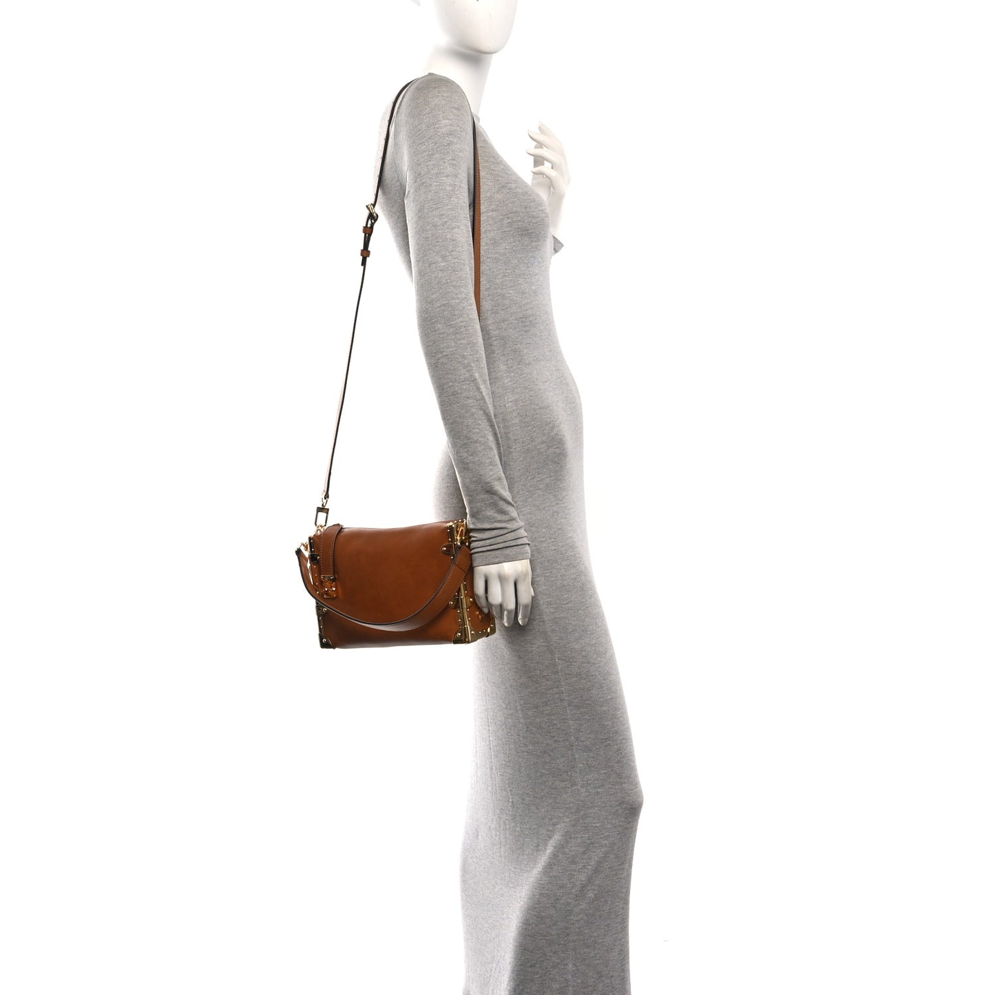 Calfskin Side Trunk MM Tan