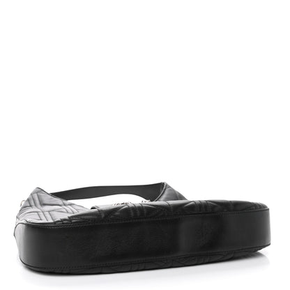 Gucci Calfskin Web Quilted Medium Dionysus Hobo Black 3 of 4