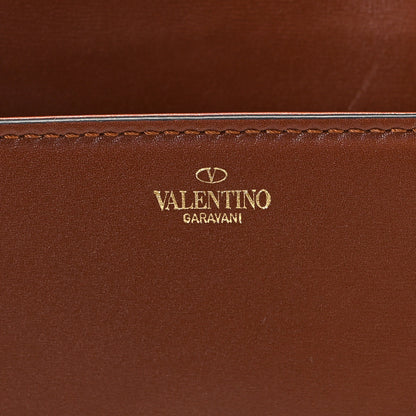 Valentino Garavani Smooth Calfskin Vlogo Chain Shoulder Bag Saddle Brown 6 of 11