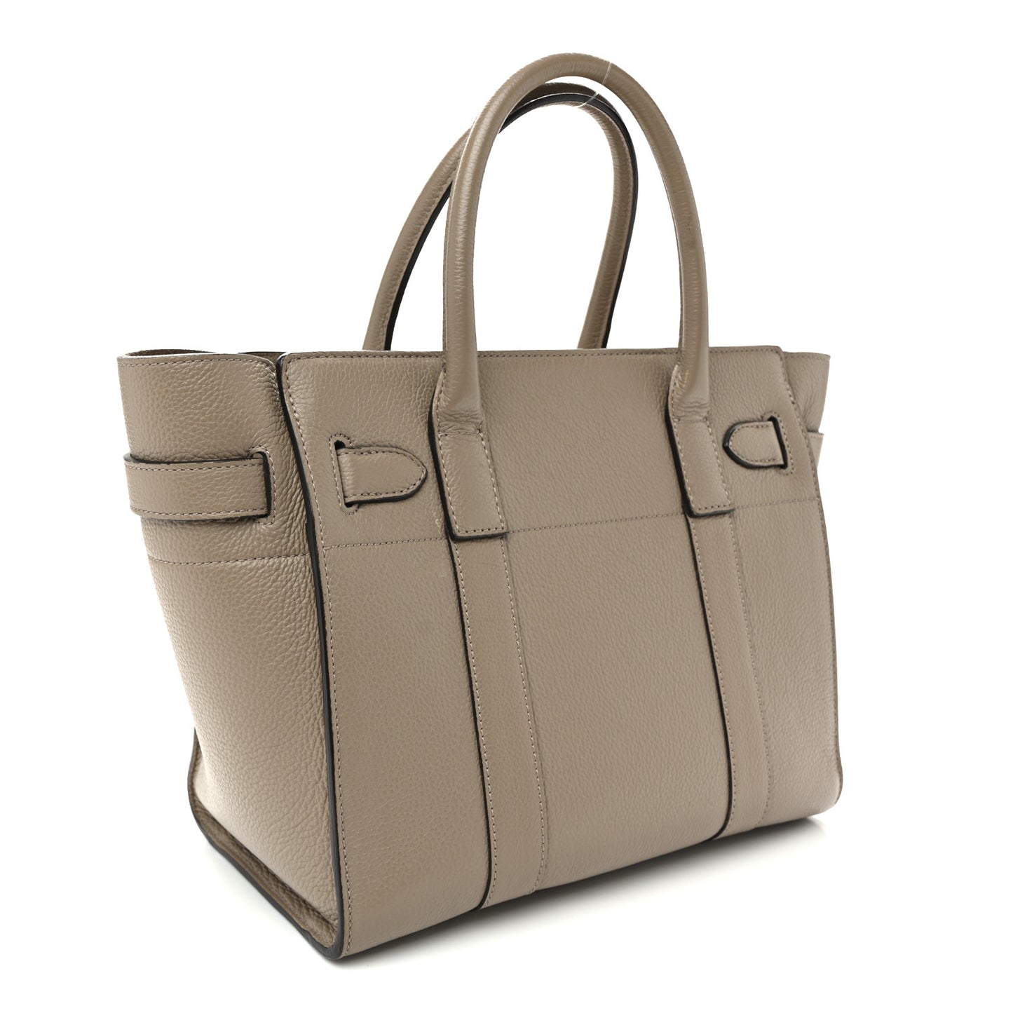 Micro Classic Grain Small Zipped Bayswater Solid Grey