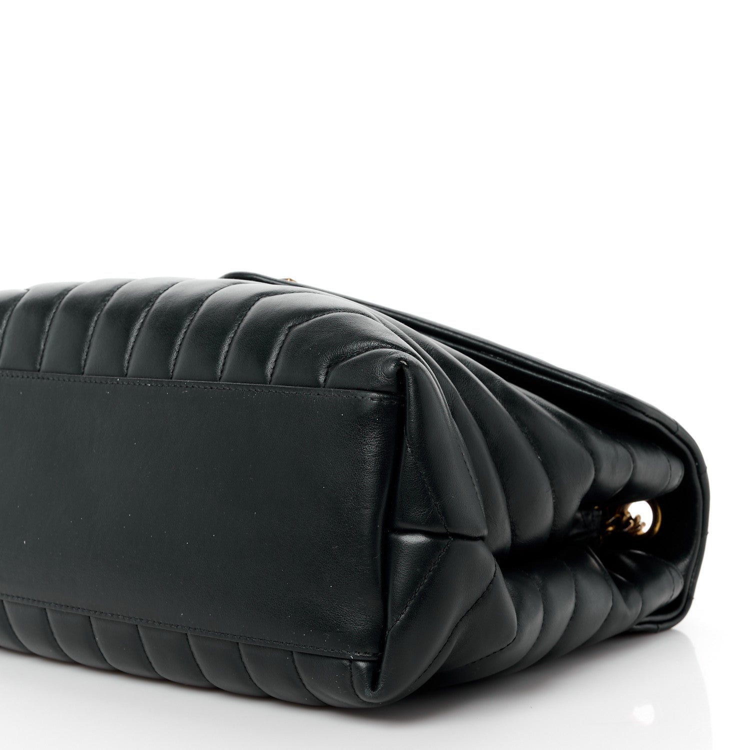 Saint Laurent Calfskin Y Quilted Monogram Medium Loulou Chain Satchel Black 11 of 13