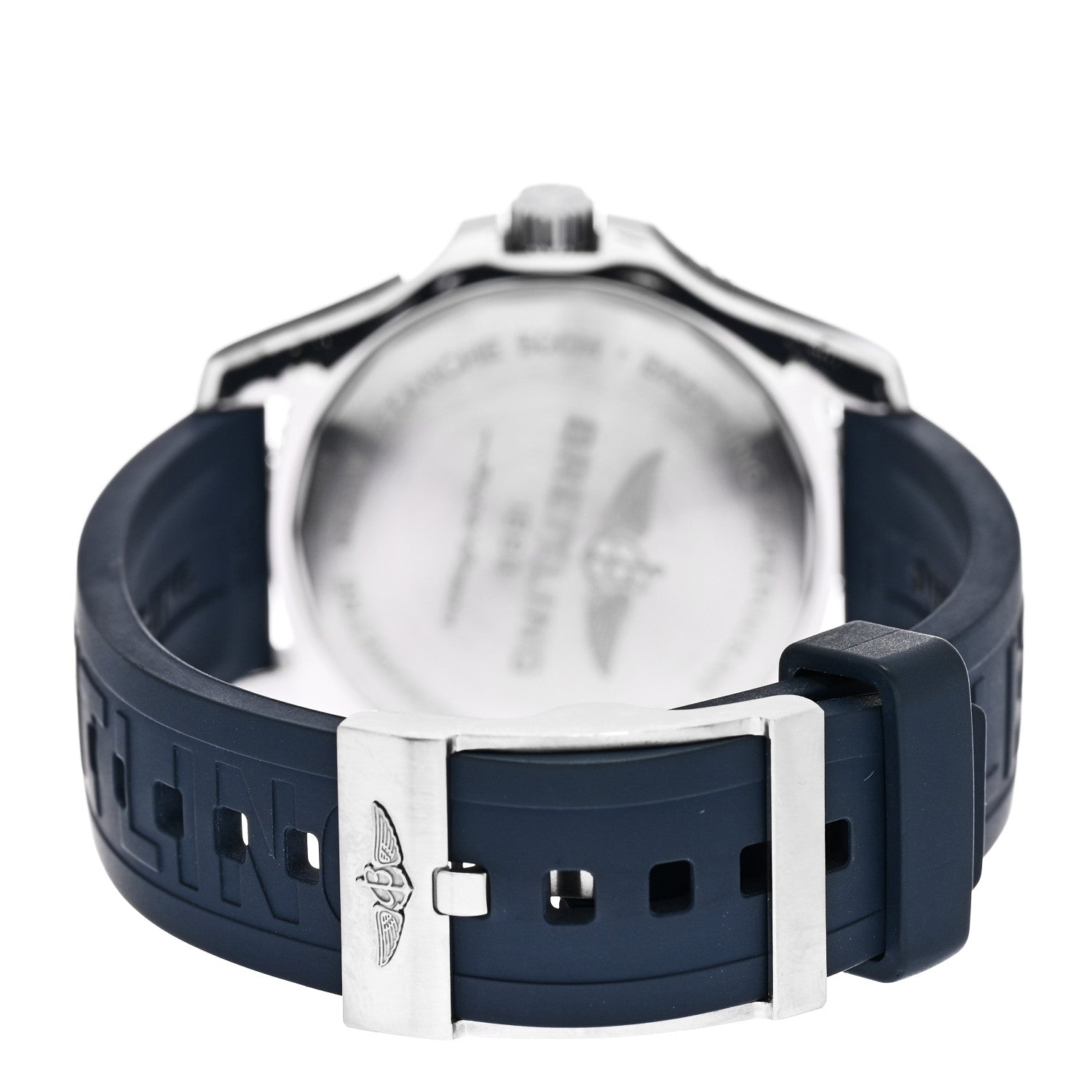 Breitling Stainless Steel Rubber 42mm Superocean Automatic Watch Blue A17366 3 of 5