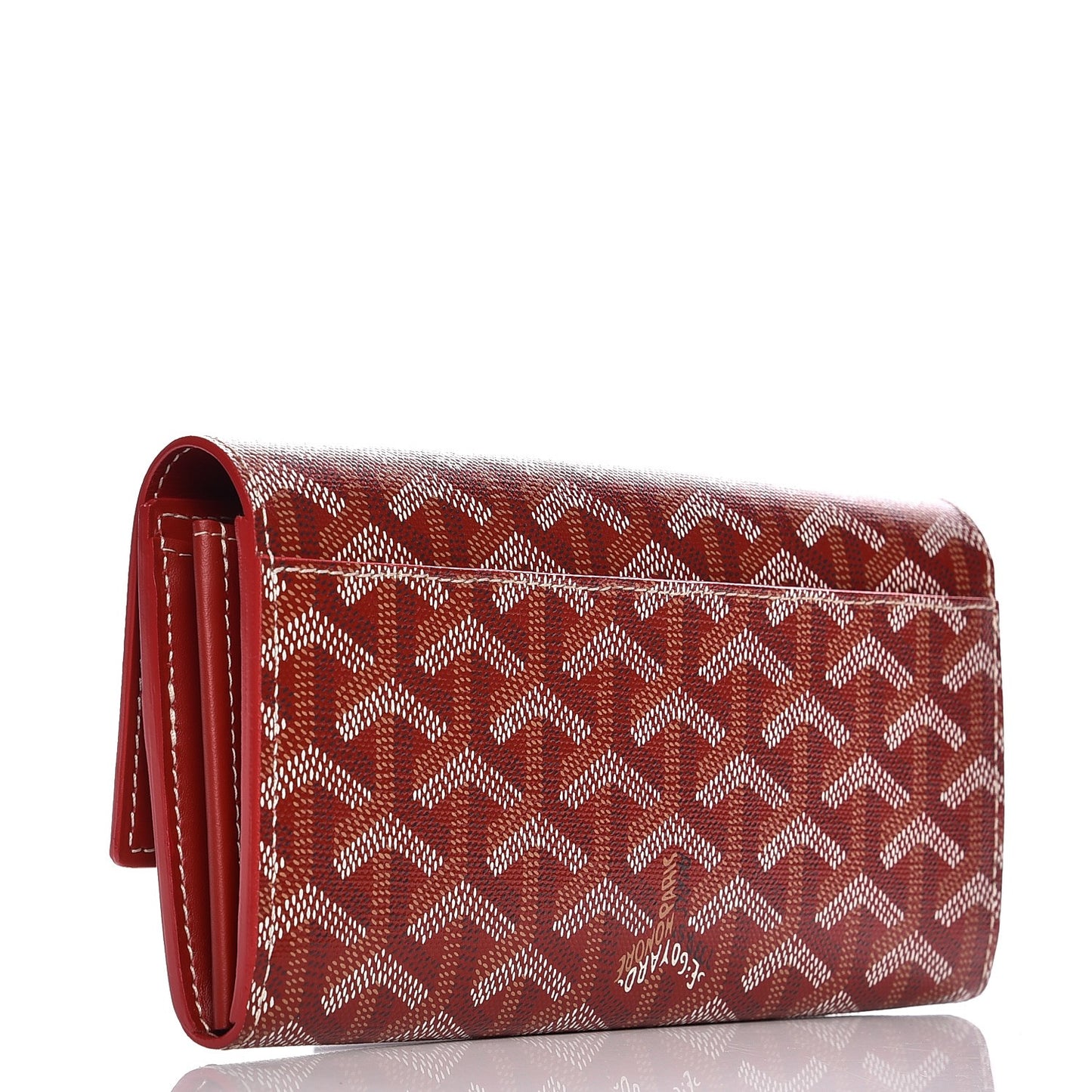 Goyardine Varenne Long Wallet Red