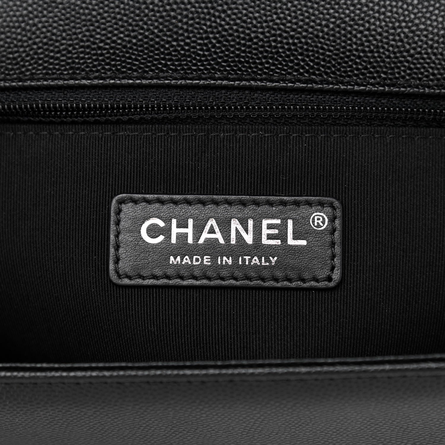 Chanel Caviar Quilted Large Boy Flap Black 6 of 11