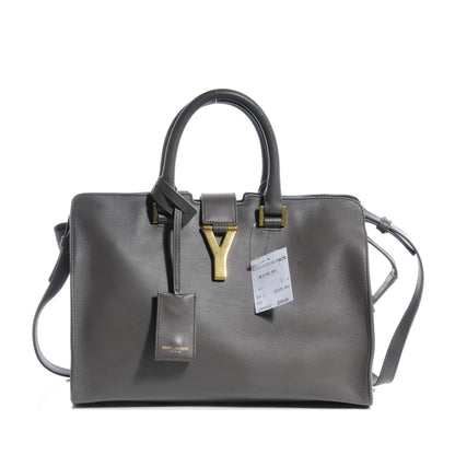 Saint Laurent Leather Small Classic Y Cabas Grey 1 of 7