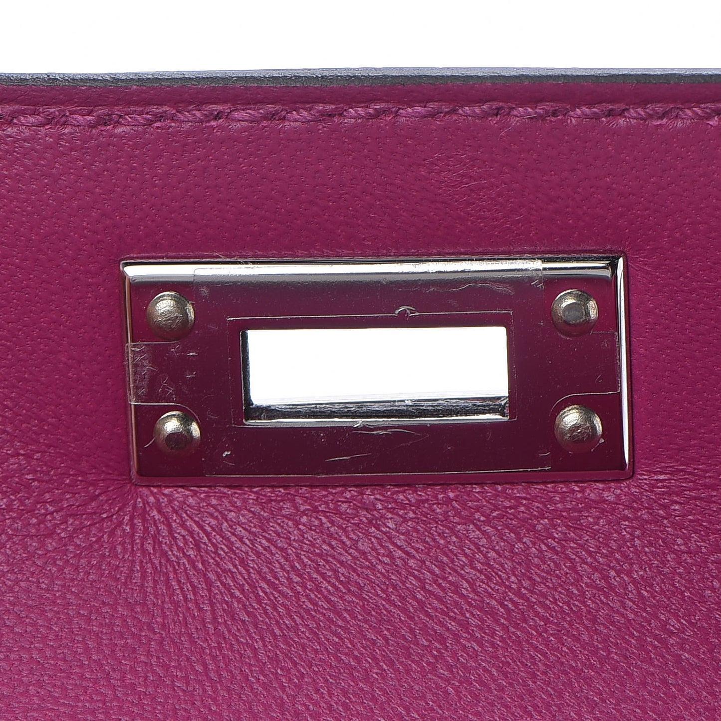 Chevre Mysore Mini Kelly Sellier 20 Rose Pourpre