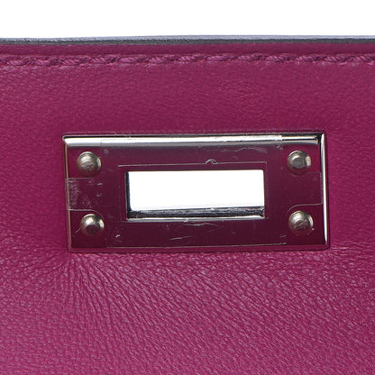 Hermes Chevre Mysore Mini Kelly Sellier 20 Rose Pourpre 14 of 28