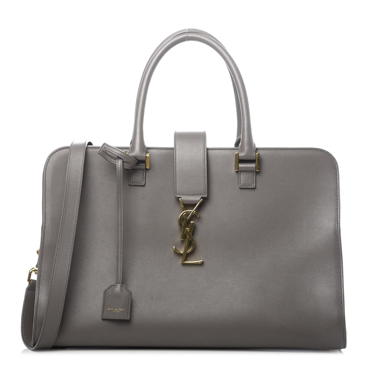 Smooth Calfskin Medium Monogram Cabas Fog