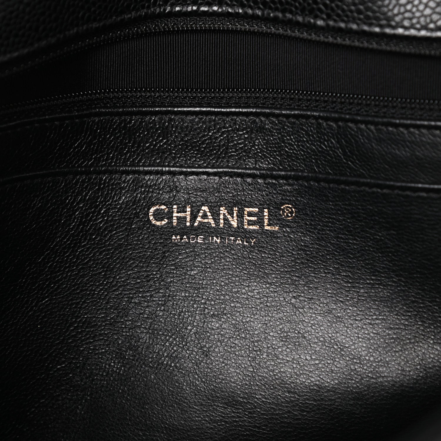 Chanel Caviar Quilted Jumbo Single Flap Black 6 of 9