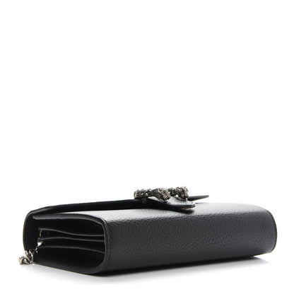 Saint Laurent GUCCI Calfskin Mini Dionysus Chain Wallet Black 4 of 11