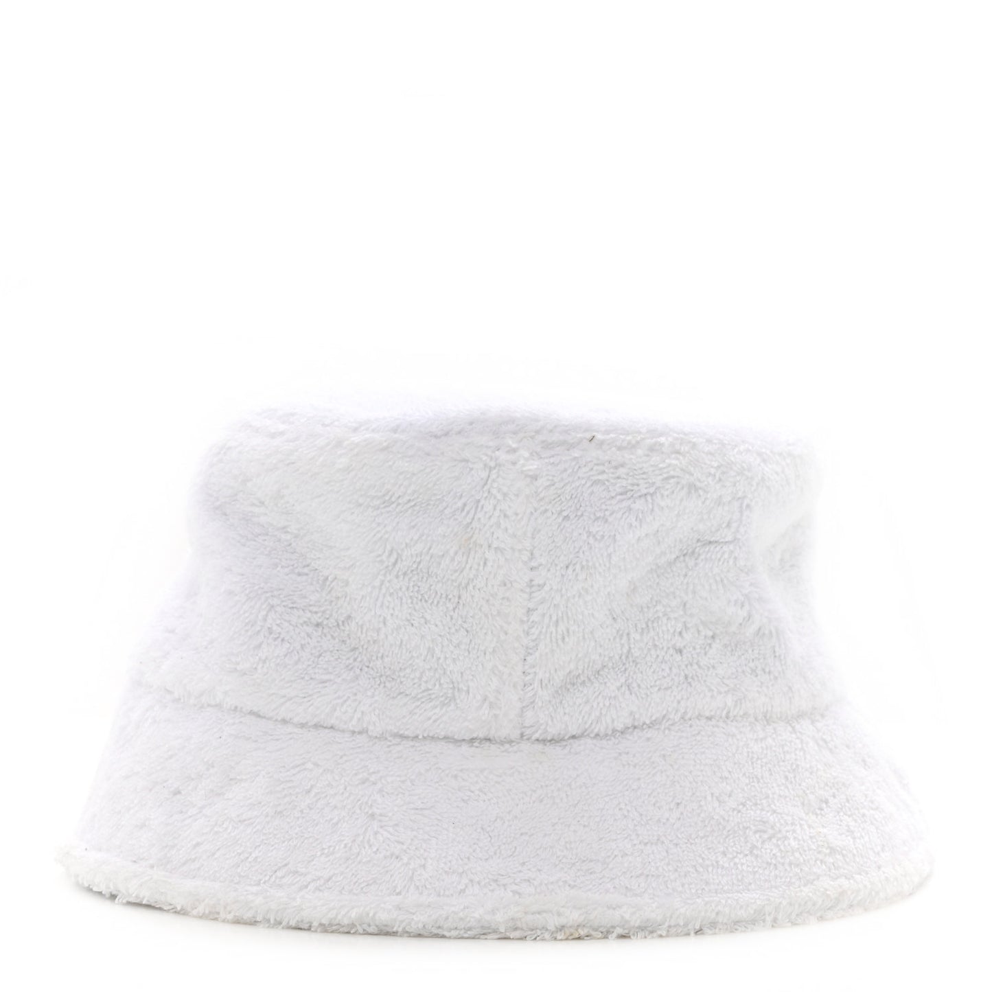Terry Cloth CC Bucket Hat M White
