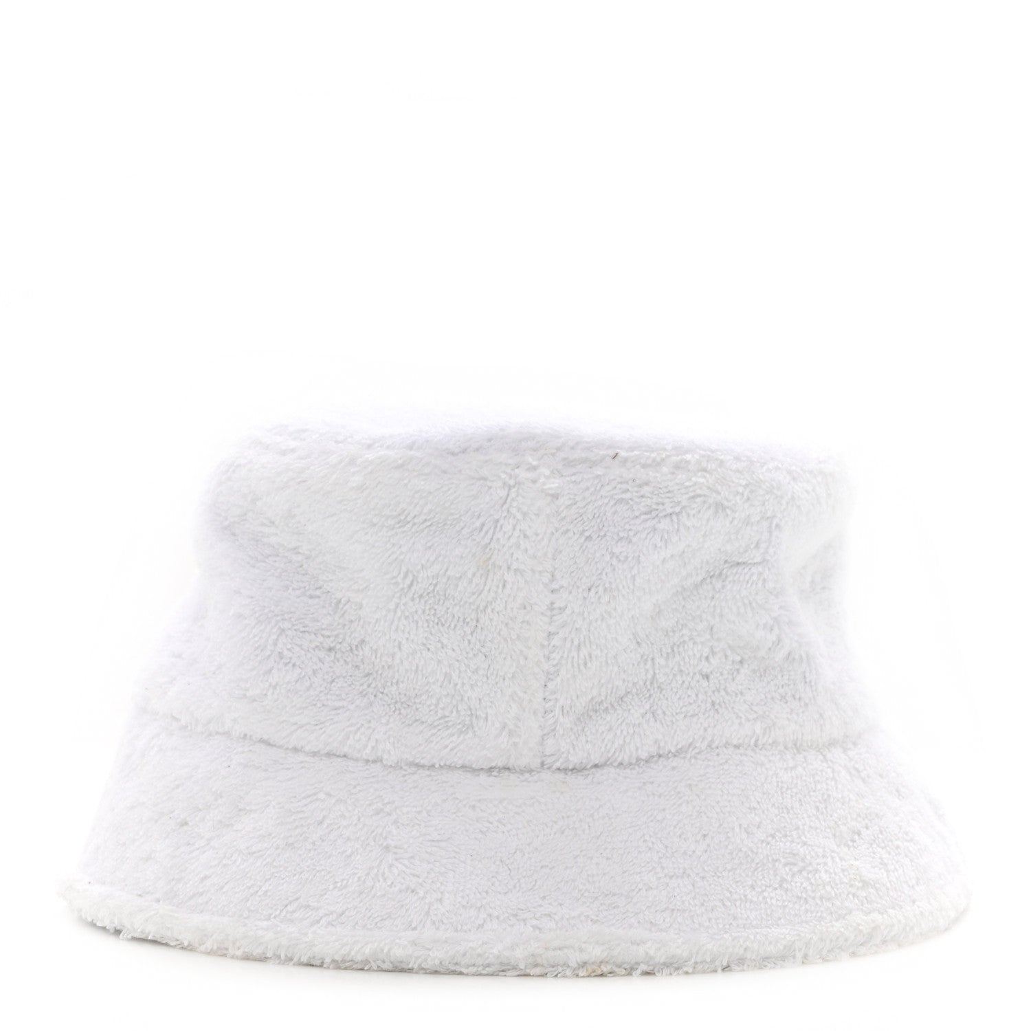 Chanel Terry Cloth CC Bucket Hat M White 5 of 9