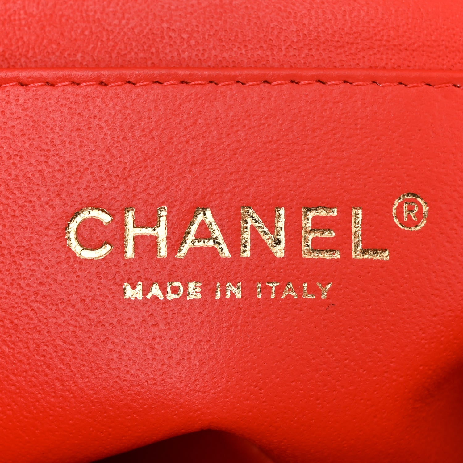 Chanel Lambskin Quilted Mini Rectangular Flap Coral 6 of 11