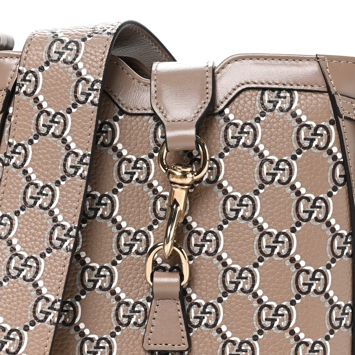 GG Shadow Monogram Mini Bucket Bag Beige