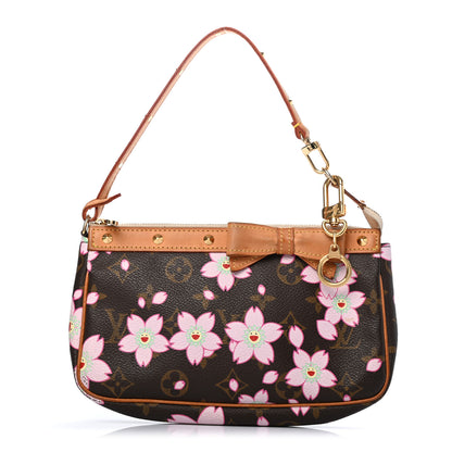 Louis Vuitton Monogram Cherry Blossom Pochette Accessories Brown 1 of 7