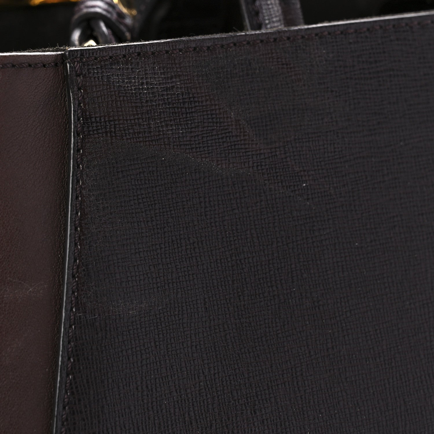 Fendi Vitello Elite Flamingo Regular 2Jours Tote Moro Marrone Nocciola 9 of 11
