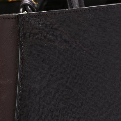 Fendi Vitello Elite Flamingo Regular 2Jours Tote Moro Marrone Nocciola 9 of 11