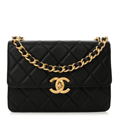 Chanel Caviar Quilted CC Large Flap Black 1 of 10