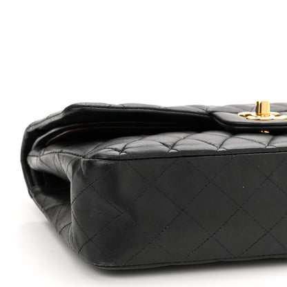 Chanel Lambskin Quilted Medium Double Flap Black 8 of 11