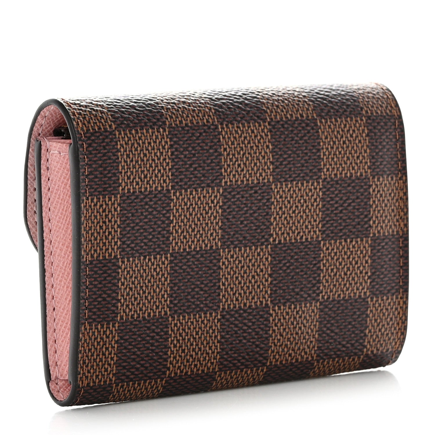 Louis Vuitton Damier Ebene Rosalie Coin Purse Rose Ballerine 3 of 8