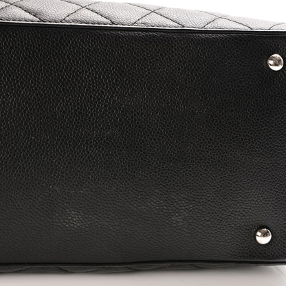 Chanel Caviar Quilted Large CC Box Shopping Tote Black 11 of 12